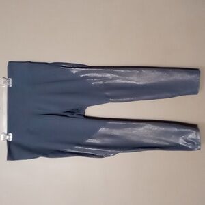 Old Navy Gray Active Go Dry Leggings w Glitter Leg Panels XXL